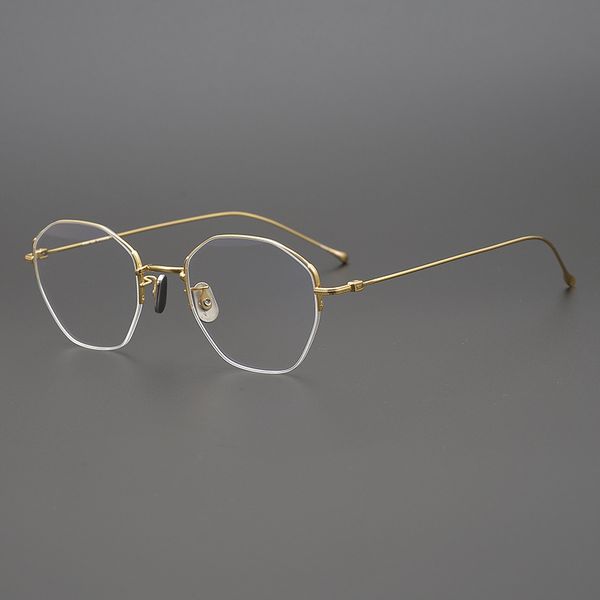 fashion sunglasses frames titanium glasses frame men women 2021 vintage half rim gold eye optical myopia eyeglasses clear eyewear oculos, Black
fashion sunglasses frames titanium glasses frame men women 2021 vintage half rim gold eye optical myopia eyeglasses clear eyewear oculos, Black