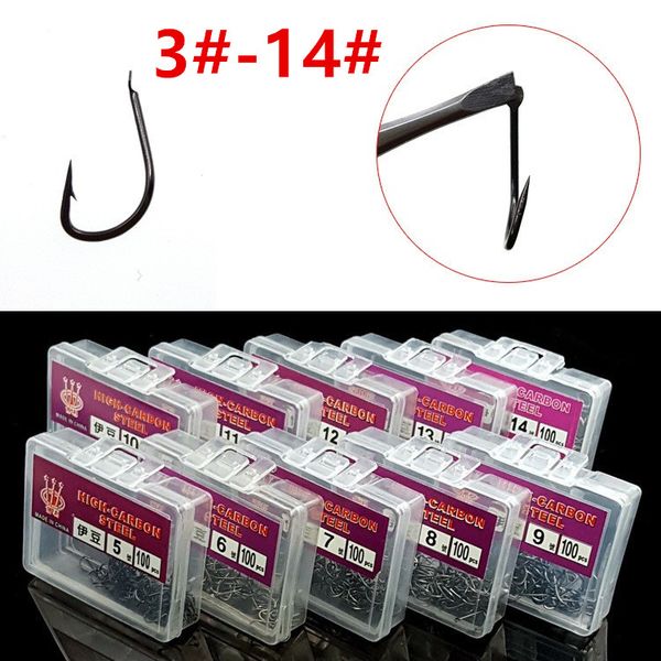 1200pcs/12box 3-14# izu hook high carbon steel without hole barbed fishing hooks fishhooks fishing tackle e-012
1200pcs/12box 3-14# izu hook high carbon steel without hole barbed fishing hooks fishhooks fishing tackle e-012