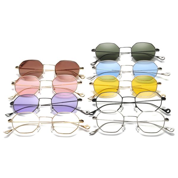 classic men women hexagon square sunglasses metal eyewear fashion shades outdoor 40jf, White;black
classic men women hexagon square sunglasses metal eyewear fashion shades outdoor 40jf, White;black