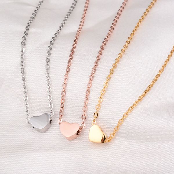 fashion gold heart necklace for women girls pendant dainty stainless steel heart choker jewelry l25, Silver
fashion gold heart necklace for women girls pendant dainty stainless steel heart choker jewelry l25, Silver
