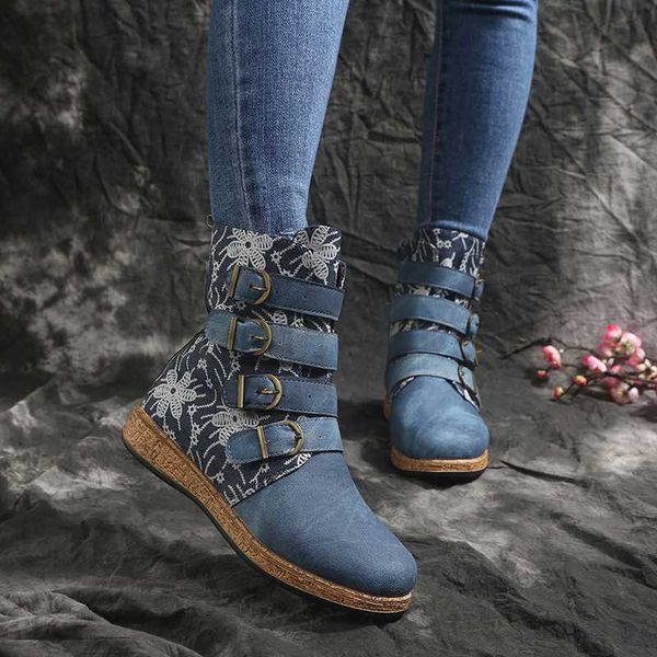 boots women ankle plus size autumn winter female shoes pu zipper buckle printed waterproof breathable, Black
boots women ankle plus size autumn winter female shoes pu zipper buckle printed waterproof breathable, Black