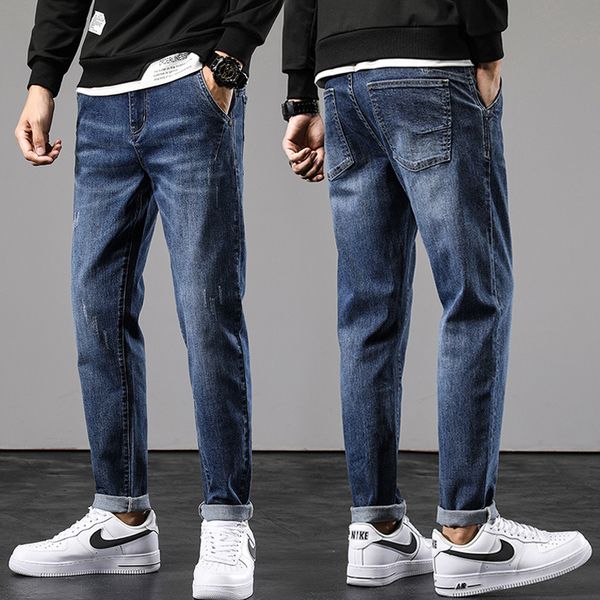 men's jeans male fit four seasons long trousers plus size design biker strech casual jean for men hight quality cotton, Blue
men's jeans male fit four seasons long trousers plus size design biker strech casual jean for men hight quality cotton, Blue