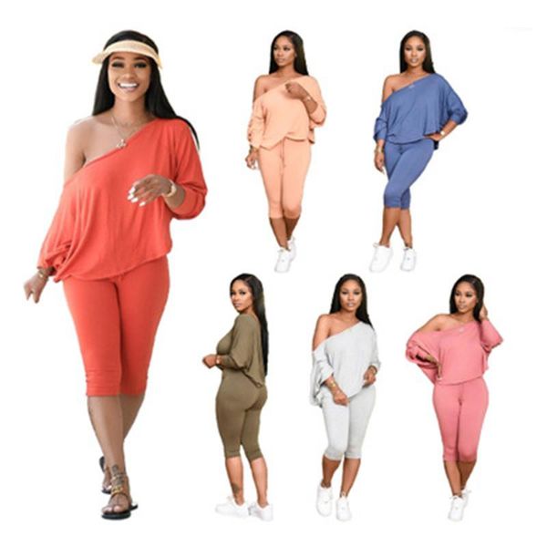 long sleeve suits designer female casual 2pcs sets tracksuits woman slanted shoulder loose sets fashion trend plus size, Gray
long sleeve suits designer female casual 2pcs sets tracksuits woman slanted shoulder loose sets fashion trend plus size, Gray