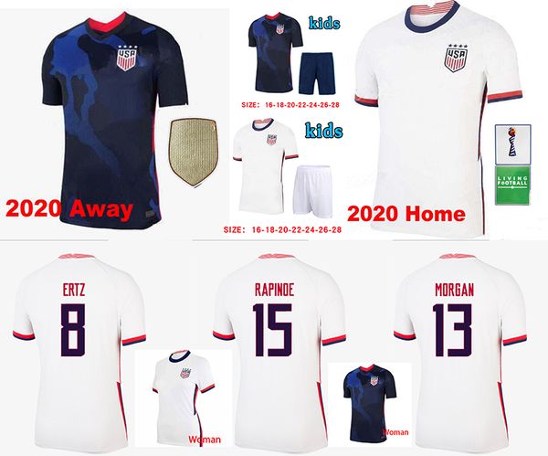 4 star 2020 2021 world cup copa america soccer jersey 16 lavelle shirt champion women man 10 lloyd rapinoe krieger football uniform, Black;yellow
4 star 2020 2021 world cup copa america soccer jersey 16 lavelle shirt champion women man 10 lloyd rapinoe krieger football uniform, Black;yellow