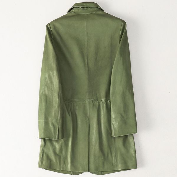 spring 2020 women's real fashion leather jacket sheepskin coat women green chaqueta cuero mujer d2646q02 pph426, Black
spring 2020 women's real fashion leather jacket sheepskin coat women green chaqueta cuero mujer d2646q02 pph426, Black