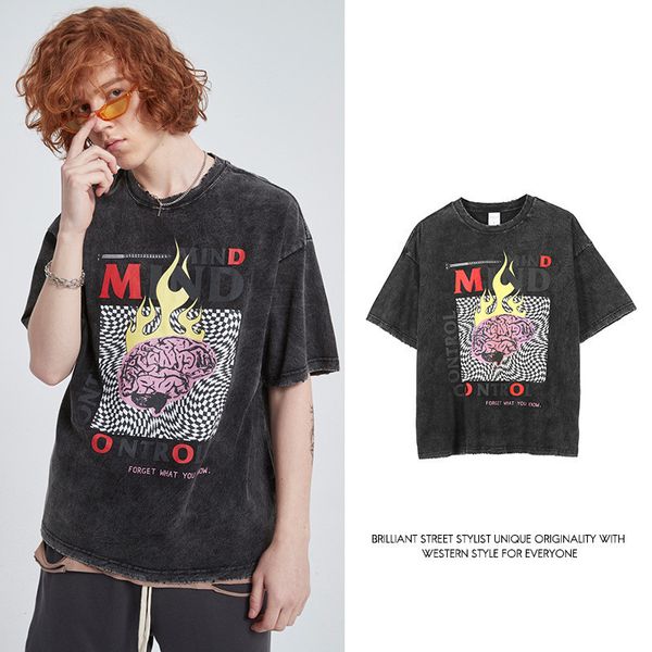 riinr summer high street ретро окантовка сыпучие хлопок шею ins стиль короткие рукава тенденция футболки
riinr summer high street ретро окантовка сыпучие хлопок шею ins стиль короткие рукава тенденция футболки