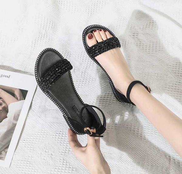 summer shoes bling pu sandals women peep toe high tape new flats sandals female fashion new woman shoes, Black
summer shoes bling pu sandals women peep toe high tape new flats sandals female fashion new woman shoes, Black