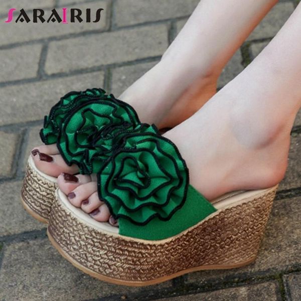 sarairis fahsion lady party casual slip on slippers flower platform open toe wedge straw heel slippers women shoes woman, Black
sarairis fahsion lady party casual slip on slippers flower platform open toe wedge straw heel slippers women shoes woman, Black