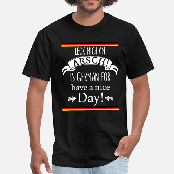 funny german translations leck mich am arsch t shirt men knitted 100% cotton round neck normal famous funny casual summer pictures shirt
funny german translations leck mich am arsch t shirt men knitted 100% cotton round neck normal famous funny casual summer pictures shirt