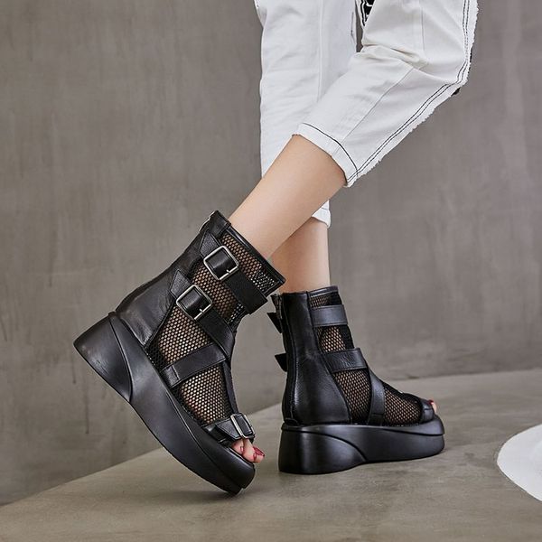 fashion buckle flat platform sandals summer women roman style open toe vintage european gladiator shoes female summer boots, Black
fashion buckle flat platform sandals summer women roman style open toe vintage european gladiator shoes female summer boots, Black