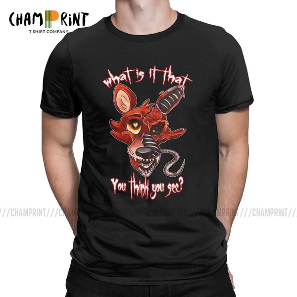 five nights at freddy's nightmare foxy t shirt men's pure cotton funny t-shirt crewneck tees short sleeve clothing new arrival
five nights at freddy's nightmare foxy t shirt men's pure cotton funny t-shirt crewneck tees short sleeve clothing new arrival