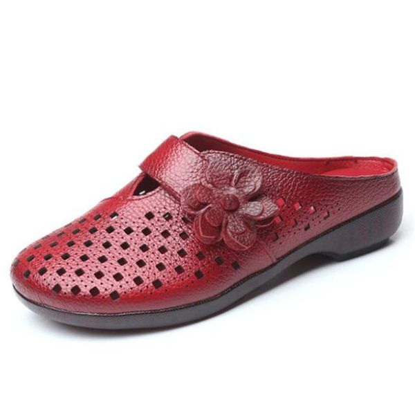 2020 summer hollow flowers genuine leather sandals slippers soft comfort low-heel sandals fashion casual women, Black
2020 summer hollow flowers genuine leather sandals slippers soft comfort low-heel sandals fashion casual women, Black