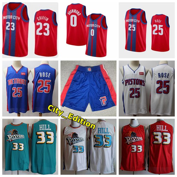 2020 pistons 25 derrick rose 23# blake griffin 0# andre drummond swingman basketball jersey shorts stitched 33 grant hill retro jersey, Black;red
2020 pistons 25 derrick rose 23# blake griffin 0# andre drummond swingman basketball jersey shorts stitched 33 grant hill retro jersey, Black;red