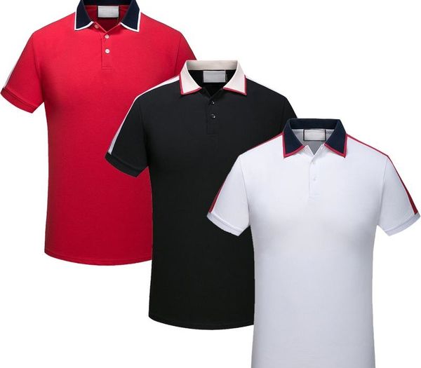 italy fashion casual polo shirt brand new luxury designer men polo shirts snake bee little embroidery mens polo shirt, White;black 
italy fashion casual polo shirt brand new luxury designer men polo shirts snake bee little embroidery mens polo shirt, White;black