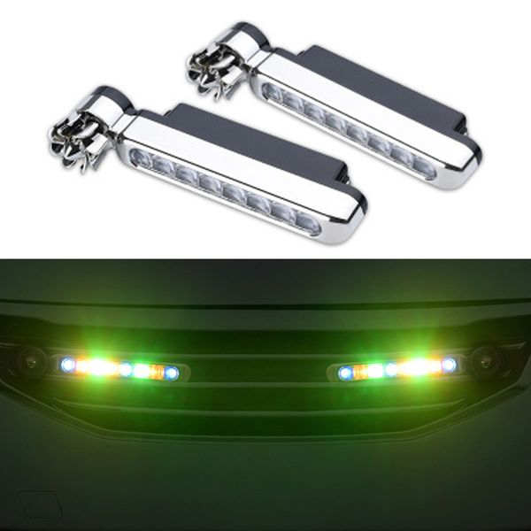 2 pieces/set of wind energy car daytime running lights 8 led lamp beads car front grille exterior decoration atmosphere light
2 pieces/set of wind energy car daytime running lights 8 led lamp beads car front grille exterior decoration atmosphere light