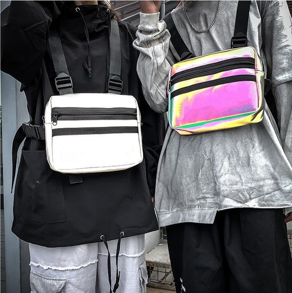 mens trendy reflective chest bags hip hop tactical streetwear laser waist bag women disco party luminous reflective chest rig bags
mens trendy reflective chest bags hip hop tactical streetwear laser waist bag women disco party luminous reflective chest rig bags