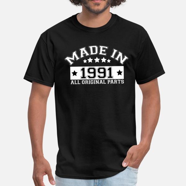 made in 1991 all original parts t shirt men knitted short sleeve crew neck trend famous building spring autumn letter shirt
made in 1991 all original parts t shirt men knitted short sleeve crew neck trend famous building spring autumn letter shirt