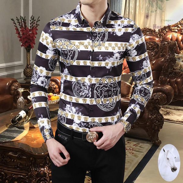 luxury mens designer bur medusa shirts firmate business dress shirts fashion casual brand shirt print slim shirt l and v guc 122, White;black
luxury mens designer bur medusa shirts firmate business dress shirts fashion casual brand shirt print slim shirt l and v guc 122, White;black