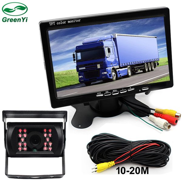 greenyi dc 12-24v truck bus parking monitor camera system, 7" car monitor with rear view camera 10m 15m 20m rca video cable
greenyi dc 12-24v truck bus parking monitor camera system, 7" car monitor with rear view camera 10m 15m 20m rca video cable