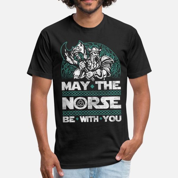 may the norse be with you valhalla viking t shirt men personalized short sleeve euro size s-3xl clothes famous funny casual spring autumn
may the norse be with you valhalla viking t shirt men personalized short sleeve euro size s-3xl clothes famous funny casual spring autumn