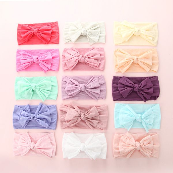 super soft baby nylon stockings fashion wide hair band handmade bowknot children girls headband children headdress, Slivery;white
super soft baby nylon stockings fashion wide hair band handmade bowknot children girls headband children headdress, Slivery;white