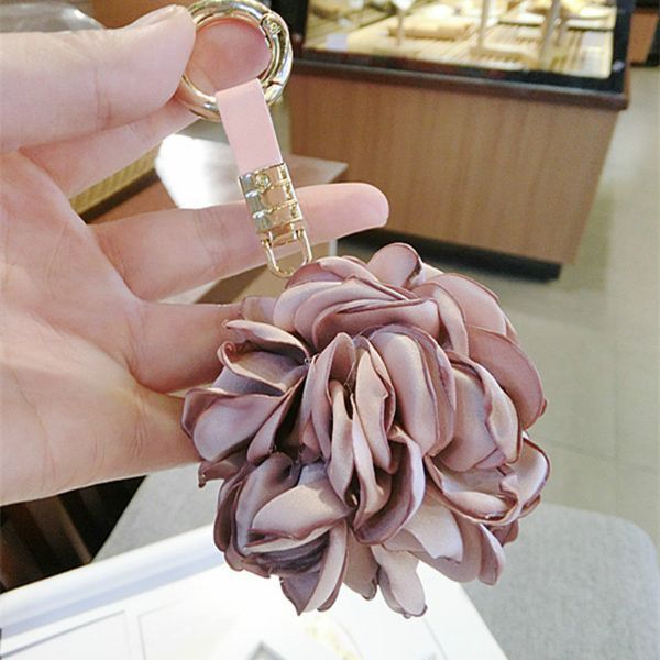 2020 new korea women cute handmade flower ball bag pendant keychain for girl fashion car pendant ornament accessories, Silver
2020 new korea women cute handmade flower ball bag pendant keychain for girl fashion car pendant ornament accessories, Silver