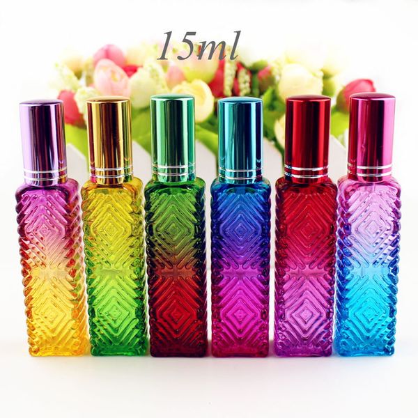 15ml colorful square glass perfume bottle thick mini fragrance cosmetic packaging spray bottle refillable glass vials
15ml colorful square glass perfume bottle thick mini fragrance cosmetic packaging spray bottle refillable glass vials