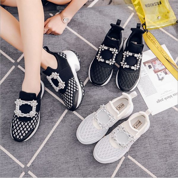 2020 new rhinestone women sneakers breathable mesh shoes woman chunky sneakers genuine leather leisure shoes chaussures femme
2020 new rhinestone women sneakers breathable mesh shoes woman chunky sneakers genuine leather leisure shoes chaussures femme