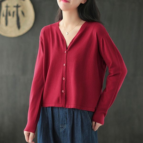 qpfjqd 2020 autumn spring solid color v-neck long sleeve knitted sweater loose casual women knitwear single breasted, White
qpfjqd 2020 autumn spring solid color v-neck long sleeve knitted sweater loose casual women knitwear single breasted, White