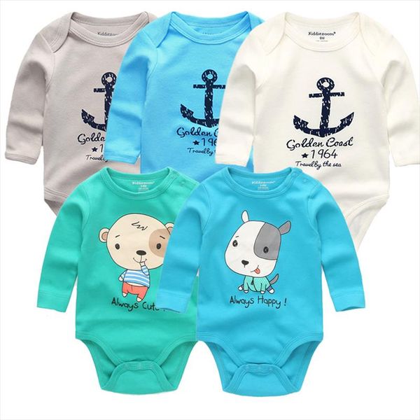 5pcs lot new baby bodysuits long sleeves baby boys winter newborn clothes infant clothing drop shipping, Blue
5pcs lot new baby bodysuits long sleeves baby boys winter newborn clothes infant clothing drop shipping, Blue