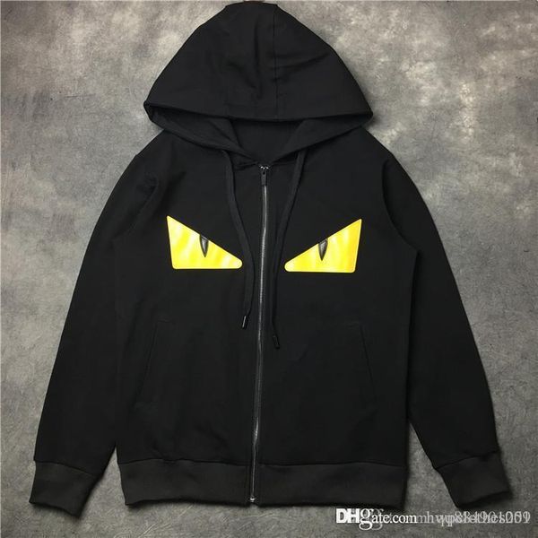 2020 autumn and winter sweatshirt a leather patent leather yellow eyes cardigan hoodies men and women couple lovers hooded jacket size s-xl, Black
2020 autumn and winter sweatshirt a leather patent leather yellow eyes cardigan hoodies men and women couple lovers hooded jacket size s-xl, Black