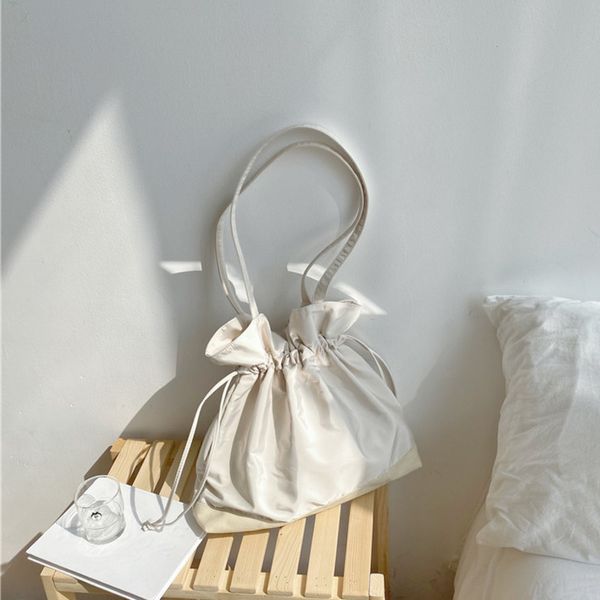 kajie korean style girl bag 2020 new solid color personalized pleated canvas bag drawstring soft surface canvas shoulder
kajie korean style girl bag 2020 new solid color personalized pleated canvas bag drawstring soft surface canvas shoulder