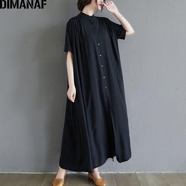 casual dresses dimanaf plus size dress women clothing summer cotton lady vestido sundress pleated loose button cardigan shirt maxi, Black;gray
casual dresses dimanaf plus size dress women clothing summer cotton lady vestido sundress pleated loose button cardigan shirt maxi, Black;gray