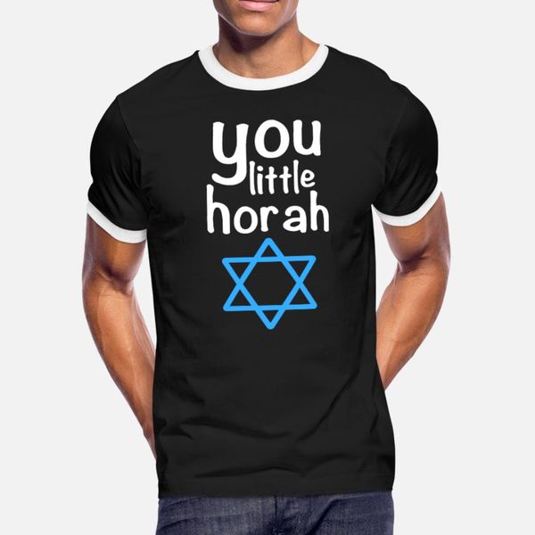 little horah jewish quote thanksgiving hanukkah t shirt men customize 100% cotton size s-3xl pictures graphic comical summer style shirt
