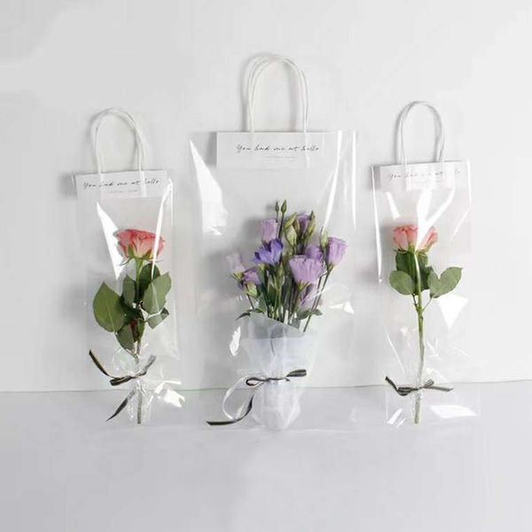 gift wrap portable florist decoration long tote pvc clear bag flower bouquet bagging transparent collocation packaging
gift wrap portable florist decoration long tote pvc clear bag flower bouquet bagging transparent collocation packaging