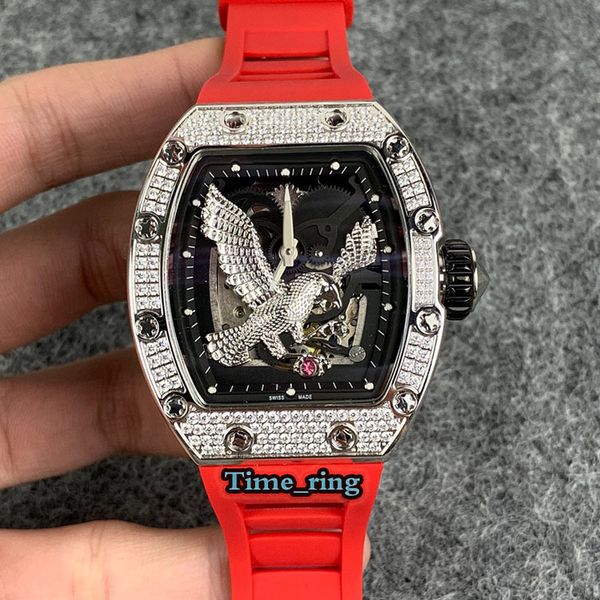 version rm23-02 skeleton dial silver diamond case automatic mechanical movement sapphire rm23-02 mens watch rubber strap designer watch, Slivery;brown
version rm23-02 skeleton dial silver diamond case automatic mechanical movement sapphire rm23-02 mens watch rubber strap designer watch, Slivery;brown