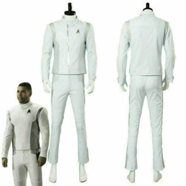 star trek discovery dr. nambue cosplay costume white medic officer suit unifor, Black;red
star trek discovery dr. nambue cosplay costume white medic officer suit unifor, Black;red