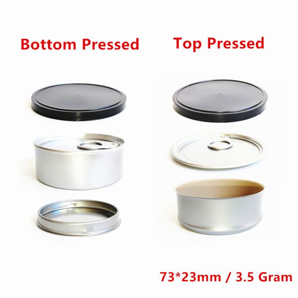 3.5g customize tin cans smellproof anti leakage packaging tinplate case machine sealed hand pressed tin can box with lid
3.5g customize tin cans smellproof anti leakage packaging tinplate case machine sealed hand pressed tin can box with lid