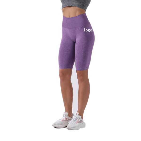 kintting gym seamless women short female yoga shorts gym yoga leggings, White;red