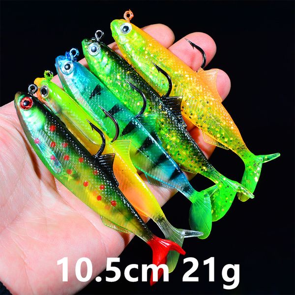 5 color 10.5cm 21g jigs fishing hooks single hook silicone fishing lure soft baits & lures pesca fishing tackle accessories wl_39
5 color 10.5cm 21g jigs fishing hooks single hook silicone fishing lure soft baits & lures pesca fishing tackle accessories wl_39