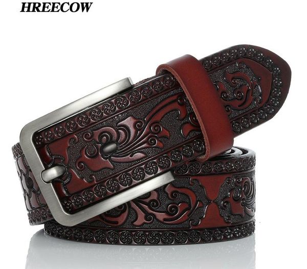 belts for men cow genuine leather designer belt male fashion classic vintage pin buckle strap for cowboy jeans y200110, Black;brown
belts for men cow genuine leather designer belt male fashion classic vintage pin buckle strap for cowboy jeans y200110, Black;brown
