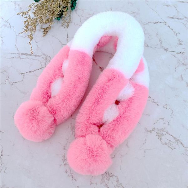 high imitation rex fur scarf autumn anb winter warm plush scarf double tube color matching big hair ball, Blue;gray
high imitation rex fur scarf autumn anb winter warm plush scarf double tube color matching big hair ball, Blue;gray
