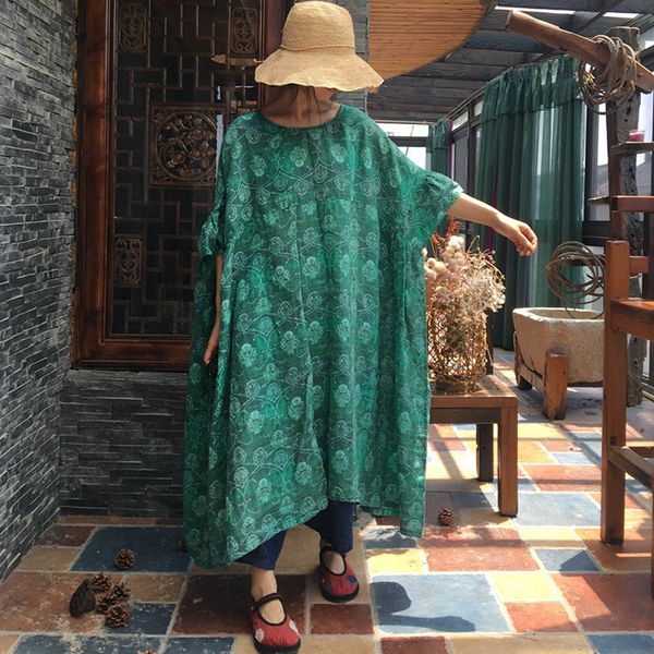 party dresses johnature women ramie dress print floral 2021 summer o-neck butterfly sleeve plus size clothes high quality, White;black
party dresses johnature women ramie dress print floral 2021 summer o-neck butterfly sleeve plus size clothes high quality, White;black