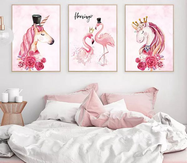 pink unicorn flamingo canvas poster and print nordic modern painting minimalist decorative pictures for living room decoration
pink unicorn flamingo canvas poster and print nordic modern painting minimalist decorative pictures for living room decoration