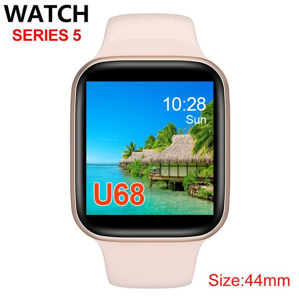 smart watch series 5 1to1 44mm u68 plus smartwatch bluetooth call 1.5inch screen wristband heart rate blood pressure bracelet for men women
smart watch series 5 1to1 44mm u68 plus smartwatch bluetooth call 1.5inch screen wristband heart rate blood pressure bracelet for men women