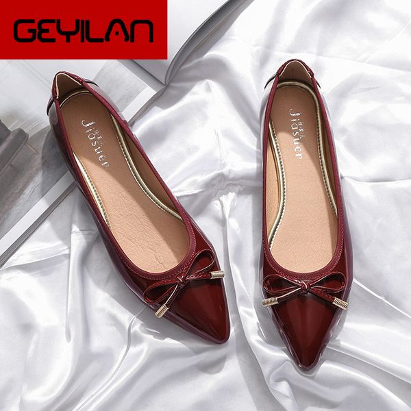 women leather shoes bowknot pu leather flat heel casual shoes all match soft sole basic lady flats with bow 35-41 pointed toe, Black
women leather shoes bowknot pu leather flat heel casual shoes all match soft sole basic lady flats with bow 35-41 pointed toe, Black