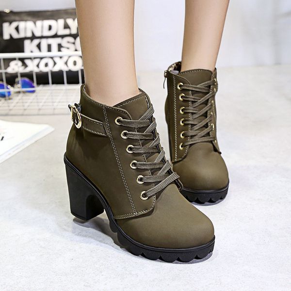 winter boots lady zipper ankle booties women shoes luxury designer boots-women round toe 2020 low fashion rubber autumn rock, Black 
winter boots lady zipper ankle booties women shoes luxury designer boots-women round toe 2020 low fashion rubber autumn rock, Black