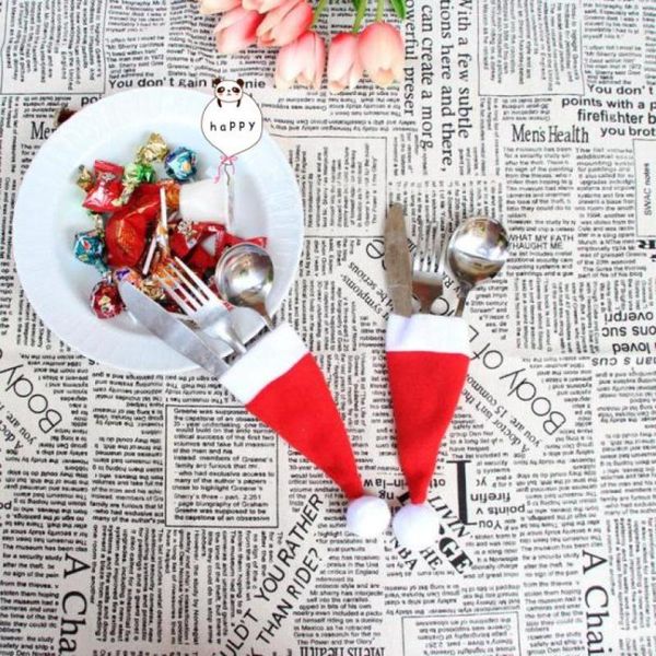 christmas hat decorative tableware knife fork set storage tool christmas decorations supplies for home decor c30726
christmas hat decorative tableware knife fork set storage tool christmas decorations supplies for home decor c30726