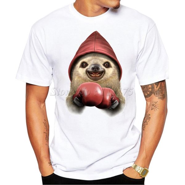 2019 new arrivals funny sloth boxer design men's t shirt boy cool style casual t-shirt
2019 new arrivals funny sloth boxer design men's t shirt boy cool style casual t-shirt