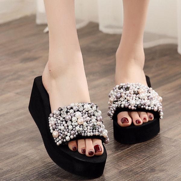 pearl beach slippers women's seaside holiday e slippers women's summer wear slanted heel non-slip
pearl beach slippers women's seaside holiday e slippers women's summer wear slanted heel non-slip